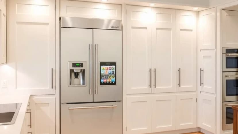 Integrerad kyl och frys för det smarta hemmet