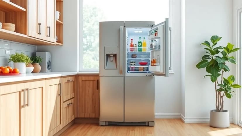 Den stora kyl och frys 200 cm som passar hemmet